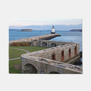 Spring Point Ledge Lighthouse, Maine Door Mat