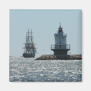 Spring Point Light Maine Magnet