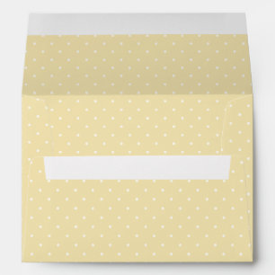 Spring Polka Dots Micro   Buttercream Envelope