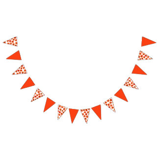 Spring poppy flowers Wedding Decor Bunting