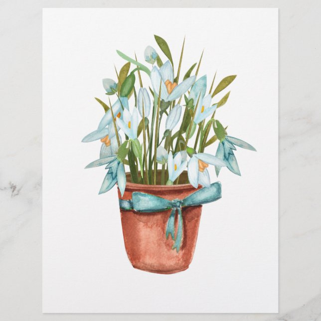 spring postcard flyer (Front)