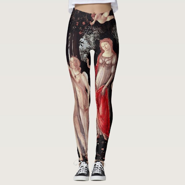 Spring Primavera Sandro Botticelli Renaissance Leggings (Front)