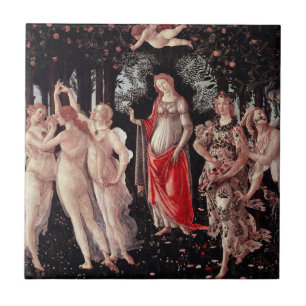 Spring Primavera Sandro Botticelli Renaissance Tile