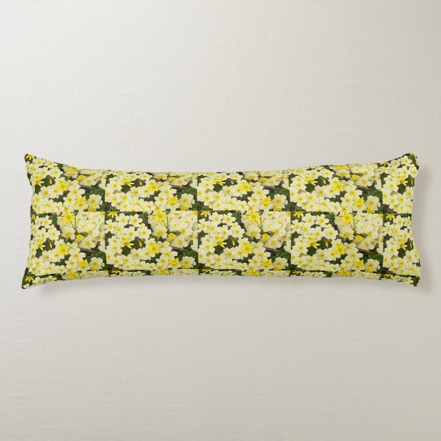 Spring Primroses Body Cushion (Front)