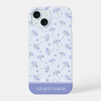 Spring Purple Flowers Pattern