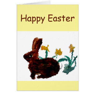 Spring Rabbit Daffodils Easter