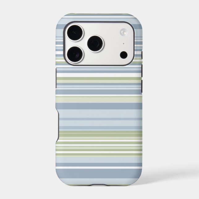 Spring Rain and Tropical Blue Stripes (Back)
