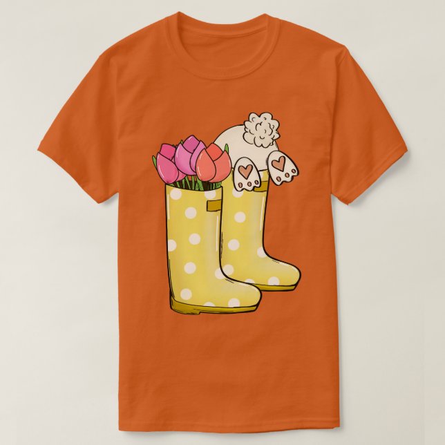 spring rain boots 1 T-Shirt (Design Front)