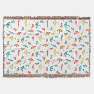 Spring Rain I Throw Blanket