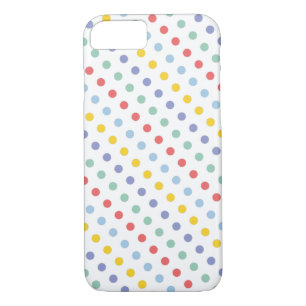 Spring Rainbow Polka Dot Pattern iPhone 8/7 Case