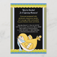 Spring Renewal Pedi Mani Facial Massage Bird