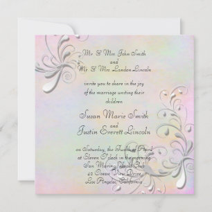 Spring Rhapsody Square Invitation