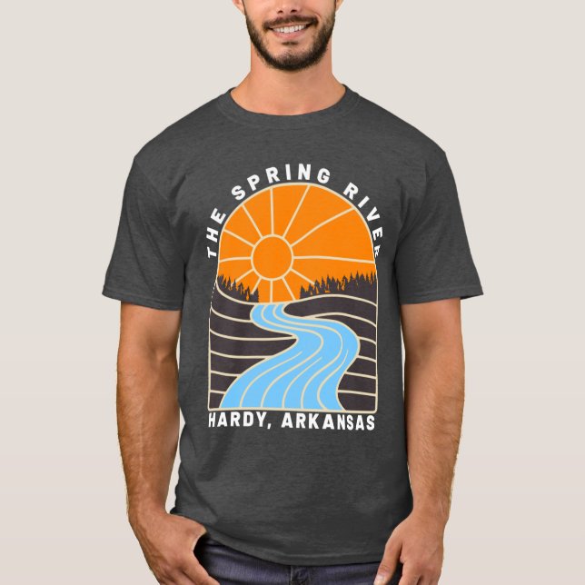Spring River Arkansas Oversized T-Shirt (Front)