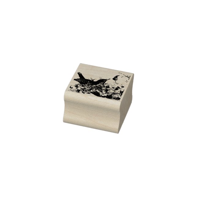 Spring Robin Rubber Stamp (Stamp)