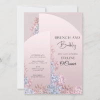 Spring rose gold boho arch brunch and bubbly