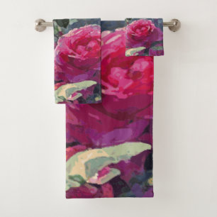 Spring Roses - Bath Towel Set