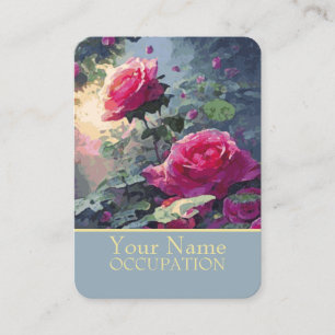 Spring Roses - Business Card