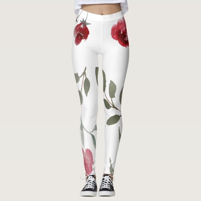 SPRING ROSES LEGGINGS (Front)
