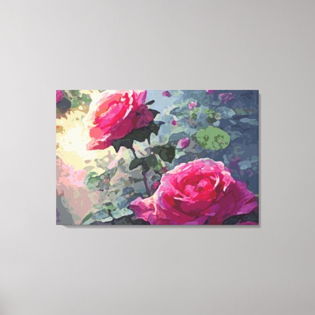 Spring Roses - Wrapped Canvas (Front)