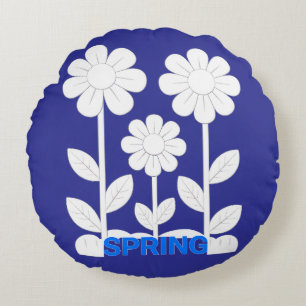 Spring round cushion