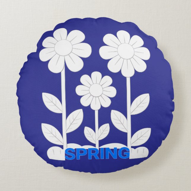 Spring  round cushion (Front)