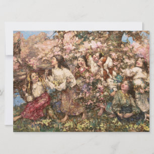Spring Roundelay (by Edward Atkinson Hornel) Card