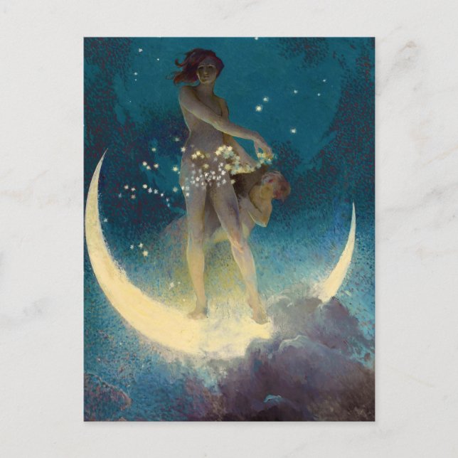 Spring Scattering Stars by Edwin Blashfield (1927) Postcard (Front)