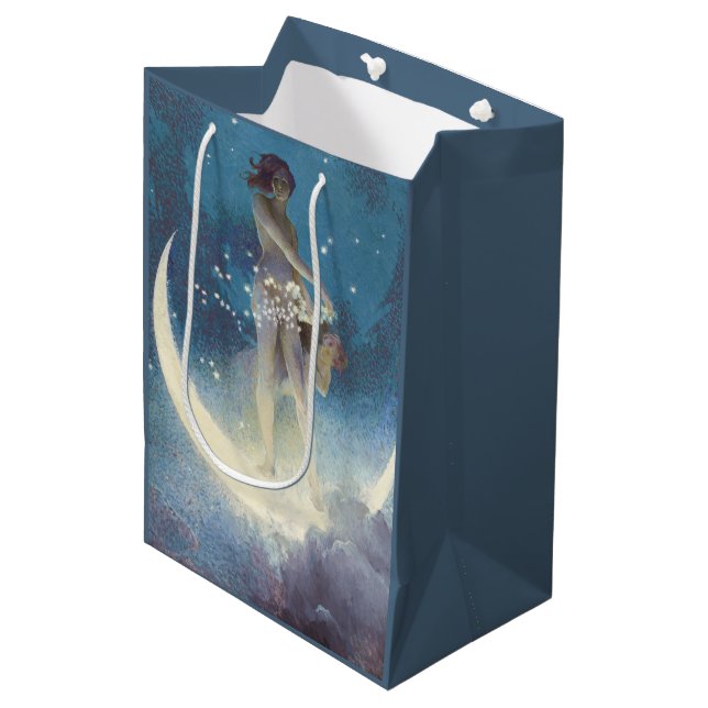 Spring Scattering Stars vintage illustration Medium Gift Bag (Front Angled)