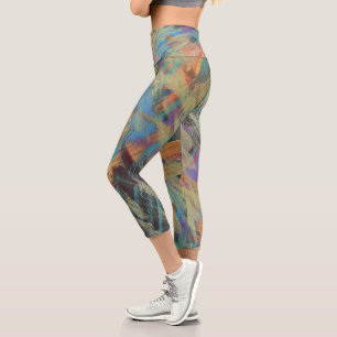 Spring Showers Capri Leggings