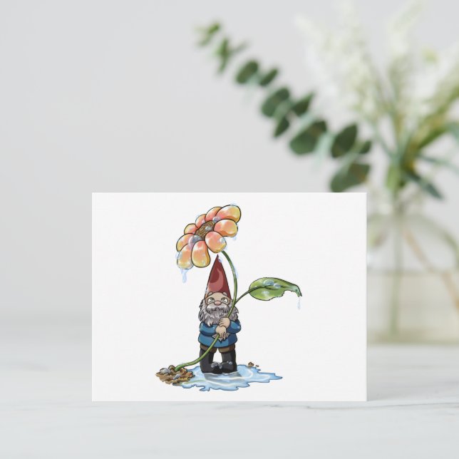 Spring Showers Holiday Postcard (Standing Front)