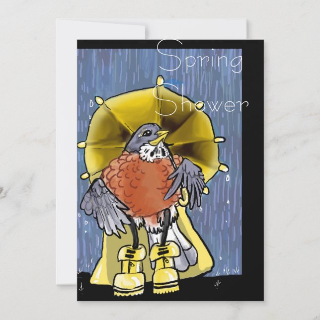 Spring Showers! Invitations (Front)