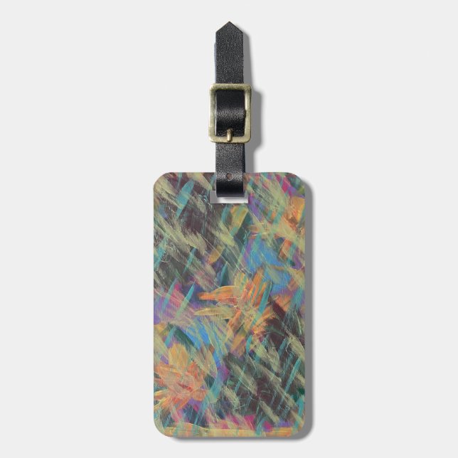 Spring Showers Luggage Tag (Front Vertical)