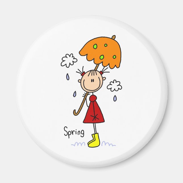 Spring Showers Magnet (Front)