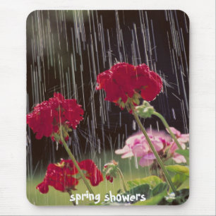 Spring showers mousepad