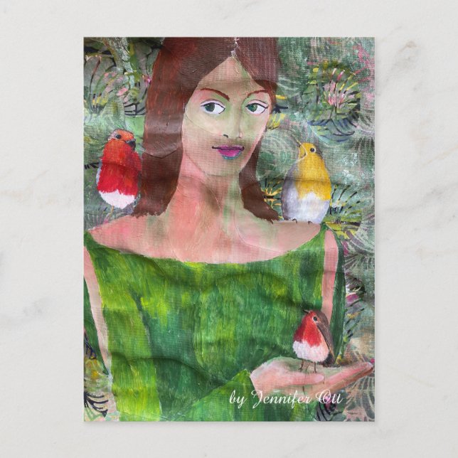 Spring Siren Postcard (Front)