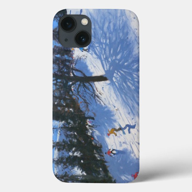 Spring skiers Verbier 2010 Case-Mate iPhone Case (Back)