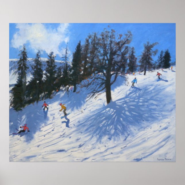 Spring skiers Verbier 2010 Poster (Front)