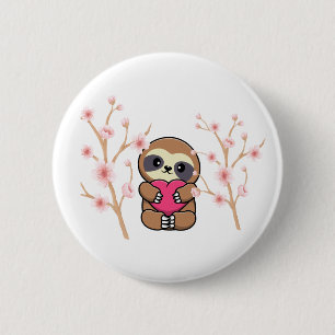 Spring sloth button
