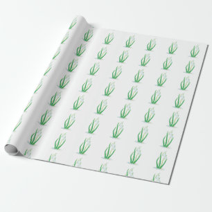 Spring Snowdrops (Galanthus nivalis) White Wrapping Paper