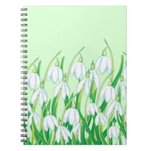 Spring Snowdrops Notebook