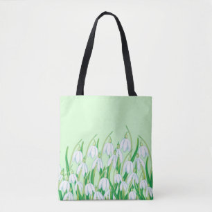 Spring Snowdrops   Tote Bag