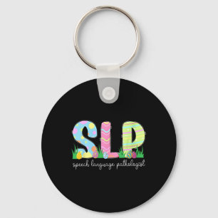 Spring Speech Language Pathologist Easter Bunny Sl Key Ring