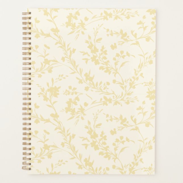 Spring Sprigs Buttercream - Neutral Planner (Front)