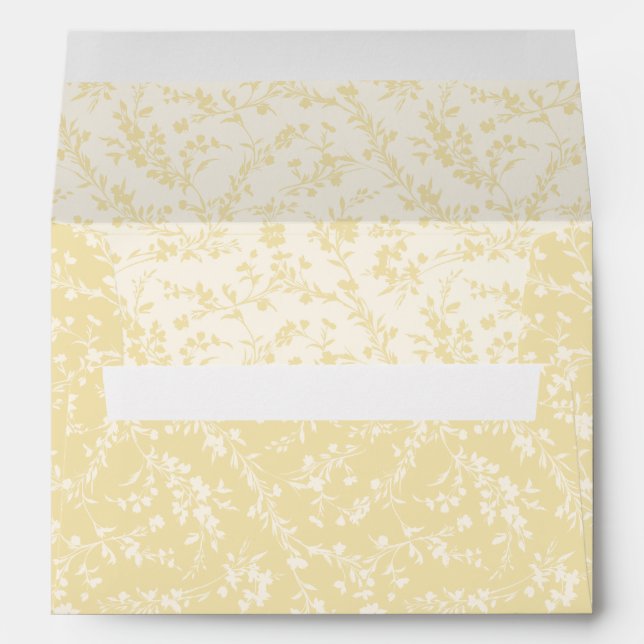 Spring Sprigs Neutral - Buttercream Envelope (Back (Bottom))