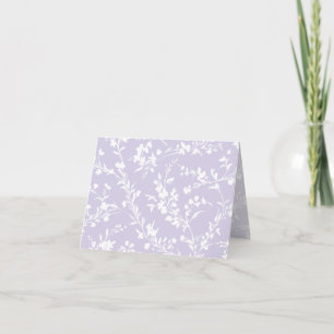 Spring Sprigs Neutral - Dusty Lavender Thank You Card