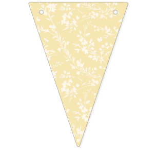 Spring Springs Neutral - Buttercream Bunting