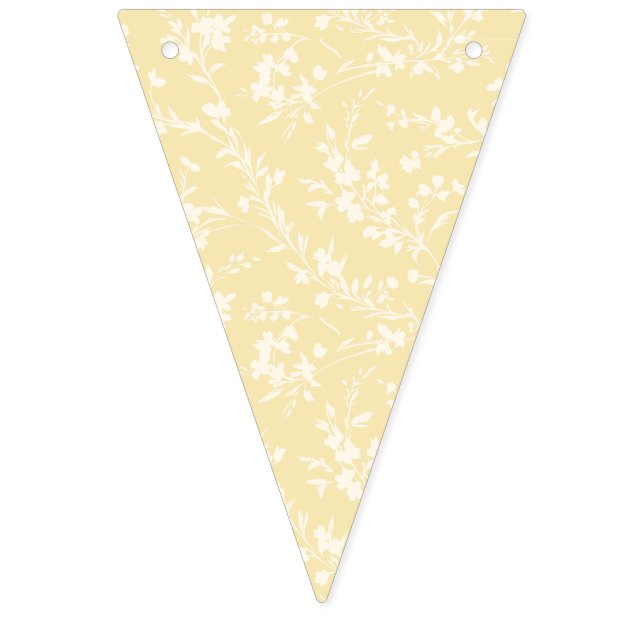 Spring Springs Neutral - Buttercream Bunting (First Flag)