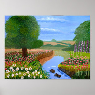 Spring Stream Poster