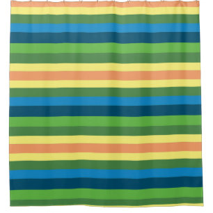 Spring Stripes Shower Curtain