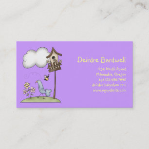 Spring Stuff · Birdhouse & Bird Business Card